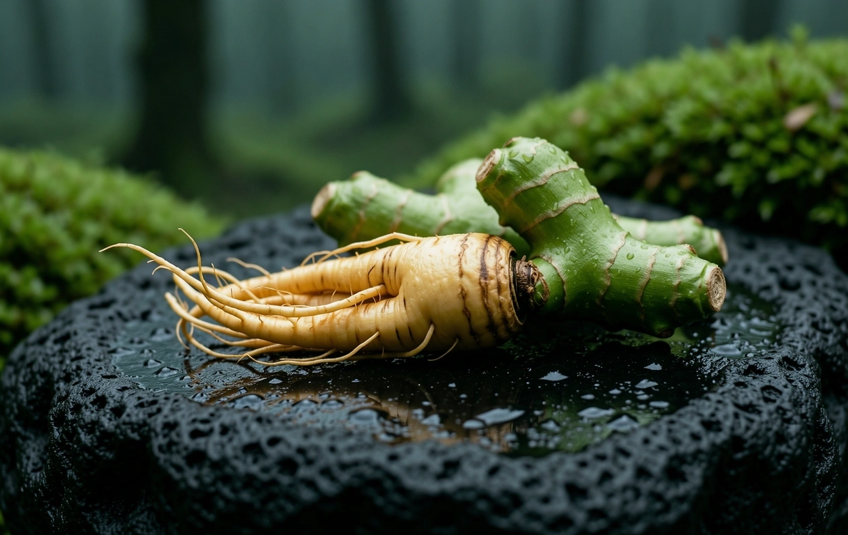 Lush Indonesian botanical textures